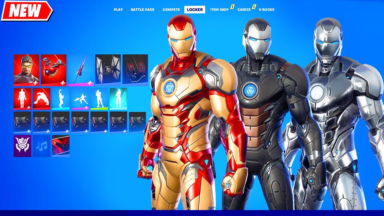 Skin) Blue Iron Man Skin - Roblox