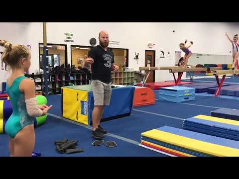 Vault drills and stations for Beginner Girls Gymnastics