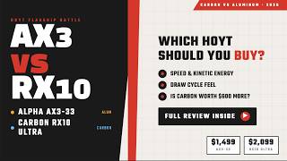 Battle of the HOYT bows! Rx10 Ultra vs AX3-33