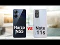 Realme narzo N55 vs Redmi Note 11s