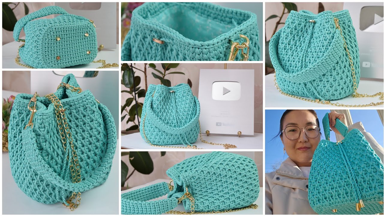 Готовая сумка через плечо, вид спереди