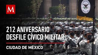 Desfile Militar Cívico por el 212 Aniversario del Grito de la Independencia