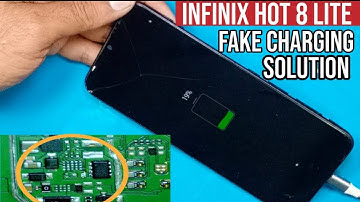 Infinix hot 8 lite fake charging solution / infinix hot 8 lite x650 fake charging solution