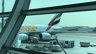 VLOG 11 - Trip report Emirates EK56 Düsseldorf to Dubai Airbus A380-861