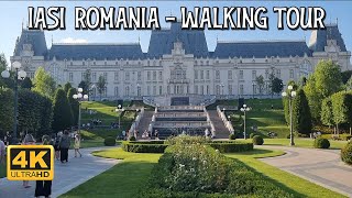 Walking Through Cities: Iași, Romania - Virtual Tour of the City Center, 4K UHD 2023