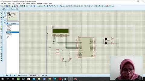 CodeVisionAVR Membuat Rangkaian LED dan LCD dengan Button