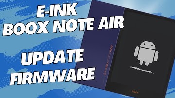 How to update firmware on Onyx Boox Note Air (3.2.4 to 3.3.1)