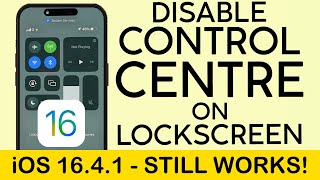 How to Disable Control Centre on iOS 16.4.1 Using Your iPhone (2023)
