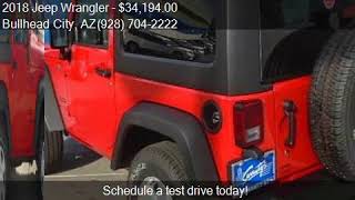 2018 Jeep Wrangler Sport 4x4 2dr SUV for sale in Bullhead Ci Swanty S Chrysler Dodge Jeep Cars