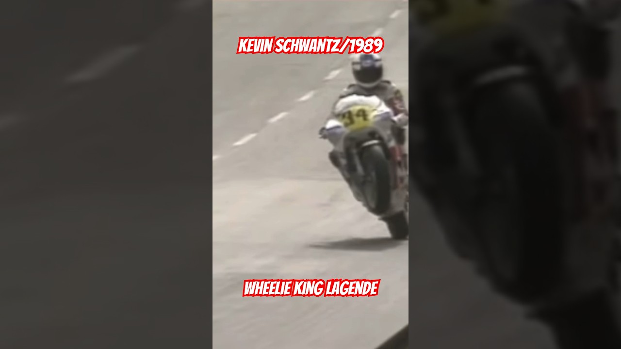 Kevin schwantz wheelie king 1989
