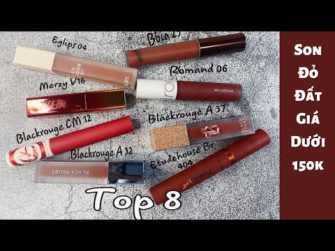 Video TOP 8 CÂY SON ĐỎ ĐẤT GIÁ DƯỚI 150K | MERZY V16 ,... - youtube