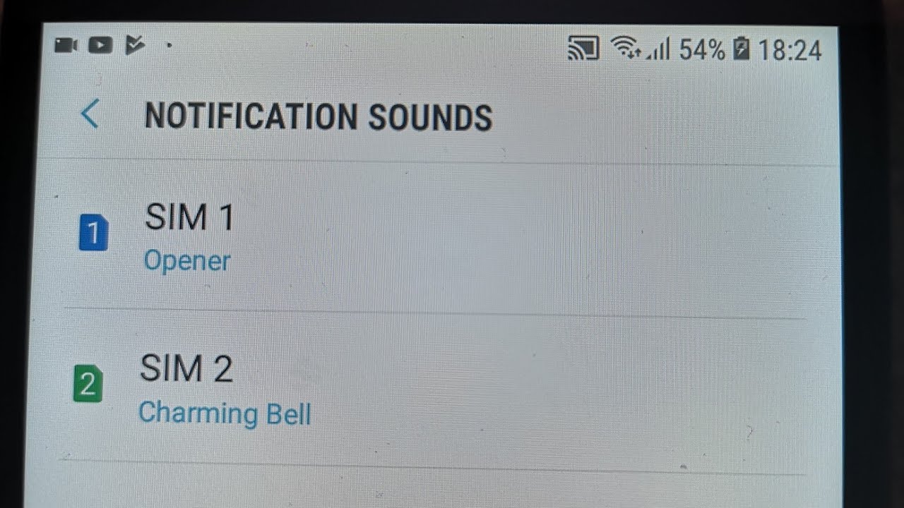 How to setup sms notification sound samsung j6 plus YouTube