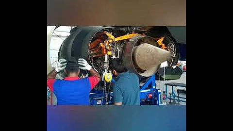 A320 Neo (PW1127G-JM) Engine Removal @AAR INDAMER TECHNICS PVT LTD.
