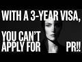You need to have a "5-year" visa to apply for PR from April 1, 2027.