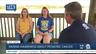 Mothers raise awareness of pediatric cancer with I-95 billboard