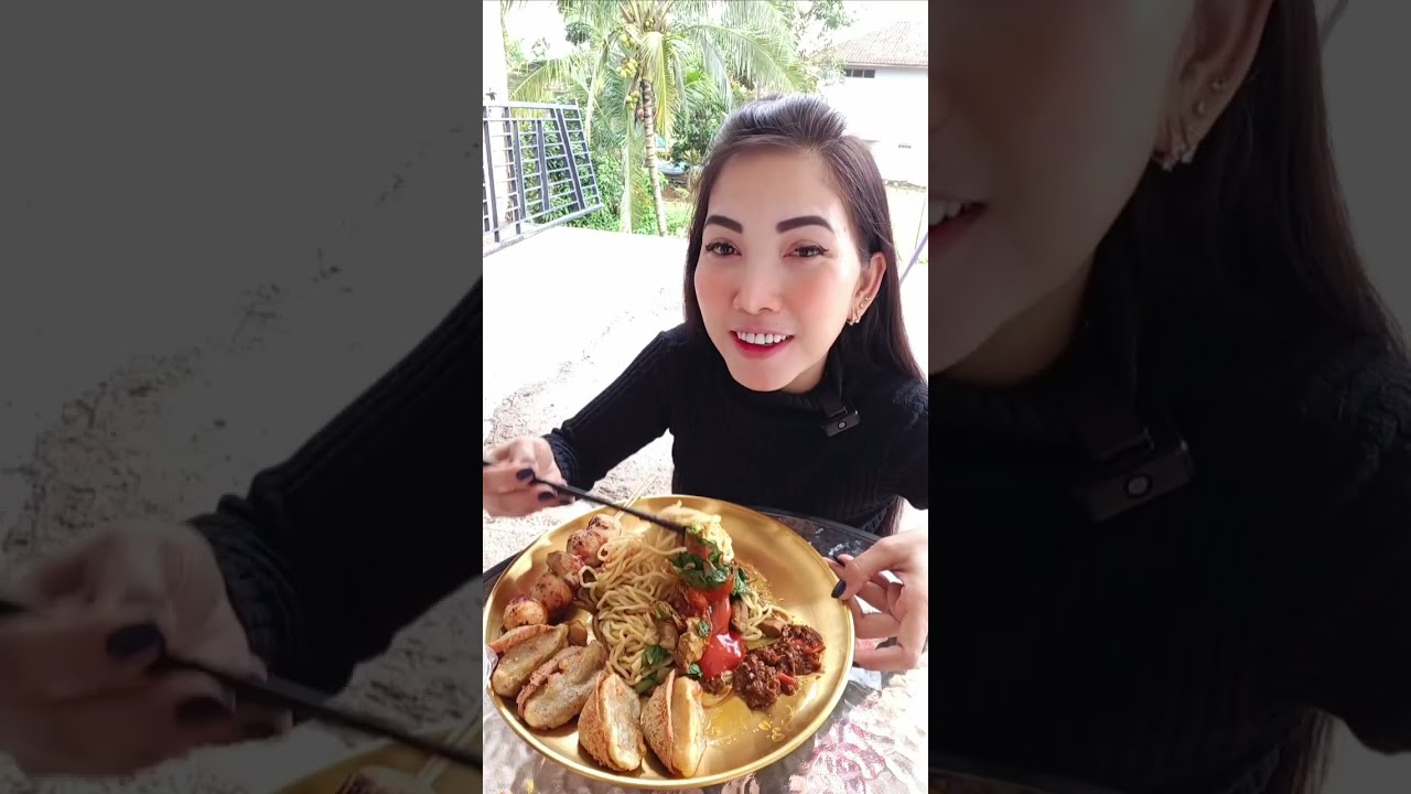 Mukbang mie ayam, bakso bakar dan tahu walik 🤤