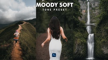 Moody Soft  Tone | ColorgradeTutorial #photoshop #tutorial #photoshoptutorial #colorgrading #moody