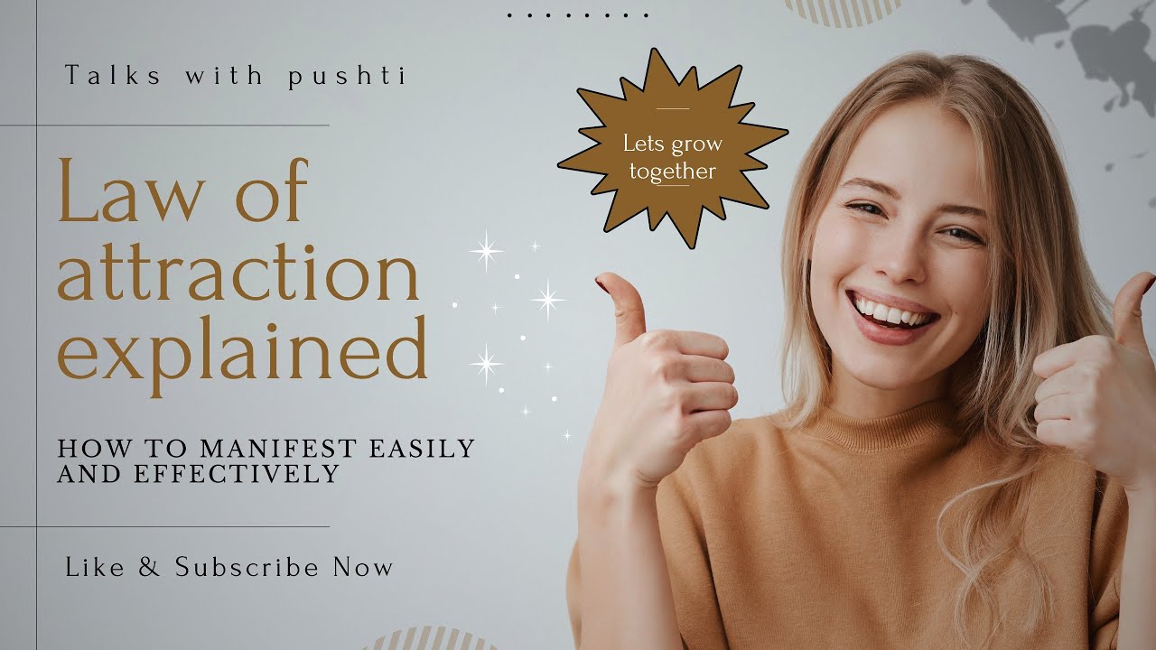 How to manifest easily and effectively || law of attraction explained ...
