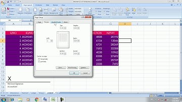 Computer Training Urdu/Hindi: MS Excel Part 17 Page Layout and Settings