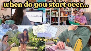 a very long writing vlog in which I question all my life decisions