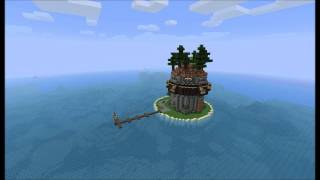 Minecraft: Timelapse - Spawntower, The Beginning of our World