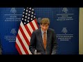 Press conference by FM Landsbergis, U.S. Undersecretary of State and Japanese FA Vice-Minister