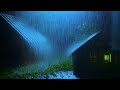 Relájate Con Lluvia Pesada Golpeando El Techo Durante La Noche Para Un Sueño Pleno