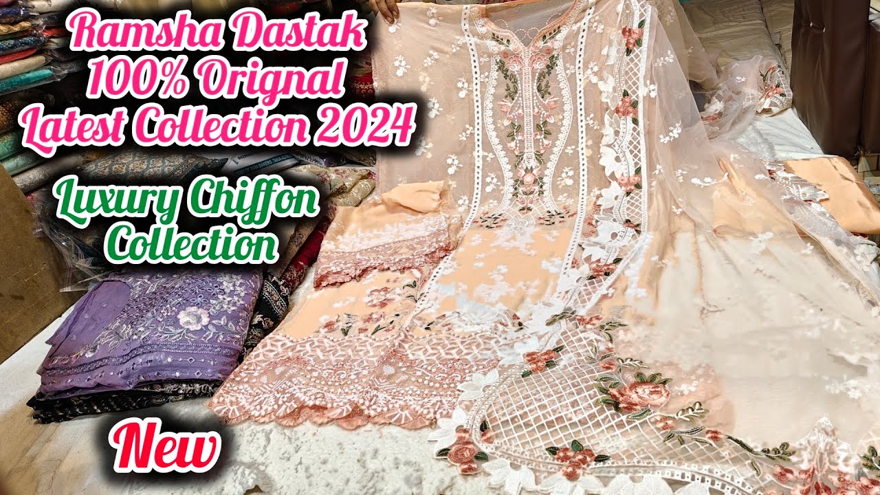 Ramsha Orignal Luxury Chiffon Collection Dastak Catlouge Order Now❣️