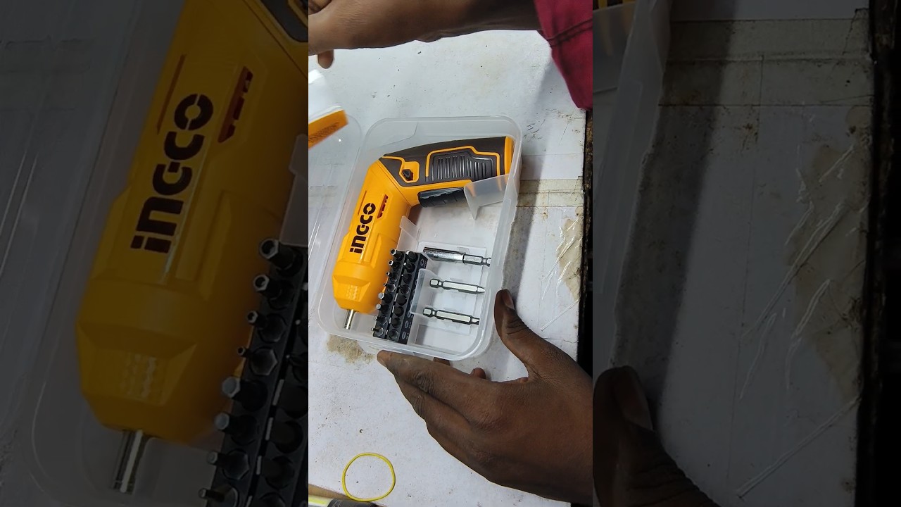 Ingco screwdriver unboxing 