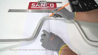 How to measure the bending radius degree for pipe bending machine