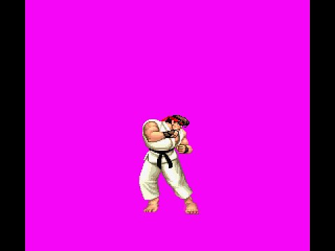 MSX BASICでスト2のキャラを動かしてみた