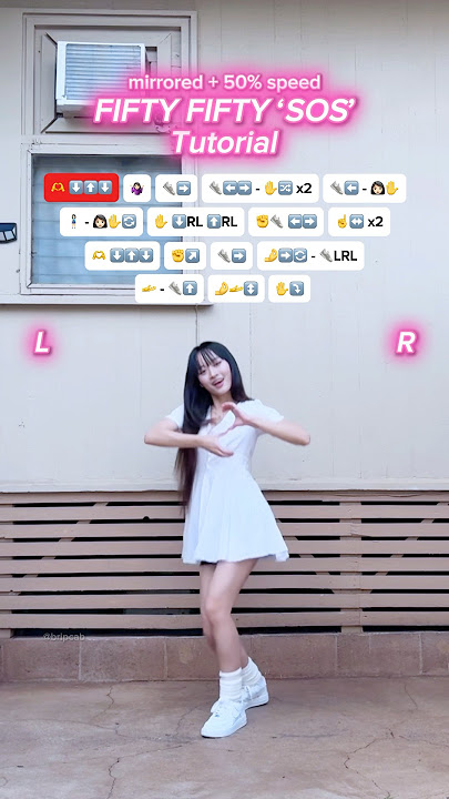 [TUTORIAL] FIFTY FIFTY 'SOS' dance 💗💫 #FiftyFifty #SOS #SOS_challenge #kpop #shorts @WE_FIFTYFIFTY