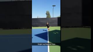 Single Leg Diagonal Hops