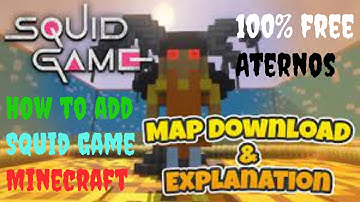 how to add SquidGame in Minecraft #1 😍 100% working [Free] Aternos