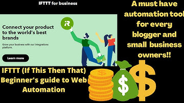 IFTTT (If This Then That) Beginner
