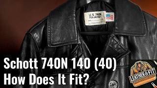 Schott 740N Leather Trim Peacoat 140 (40) – How Does It Fit | Leather & Fit