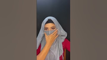 1 minute hijab | instant hijab niqab tutorial