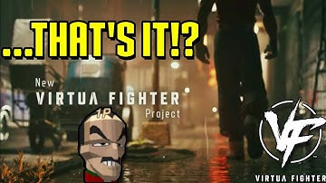 So about that Virtua Fighter presentation...