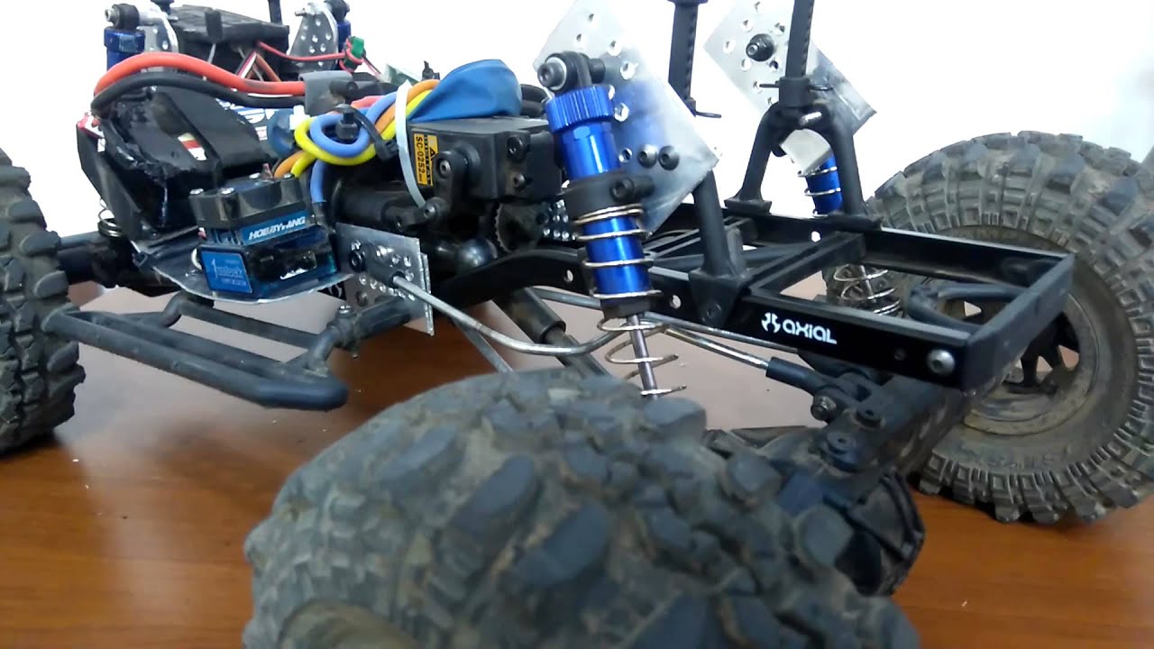 AXIAL Wroncho Low CG shock droop - Part 4 - YouTube