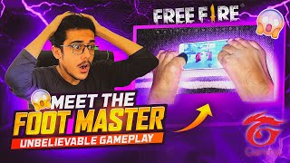 How This Guy Dominates Free Fire with His Feet! 😱 | Meet the Foot Master Of Free Fire
