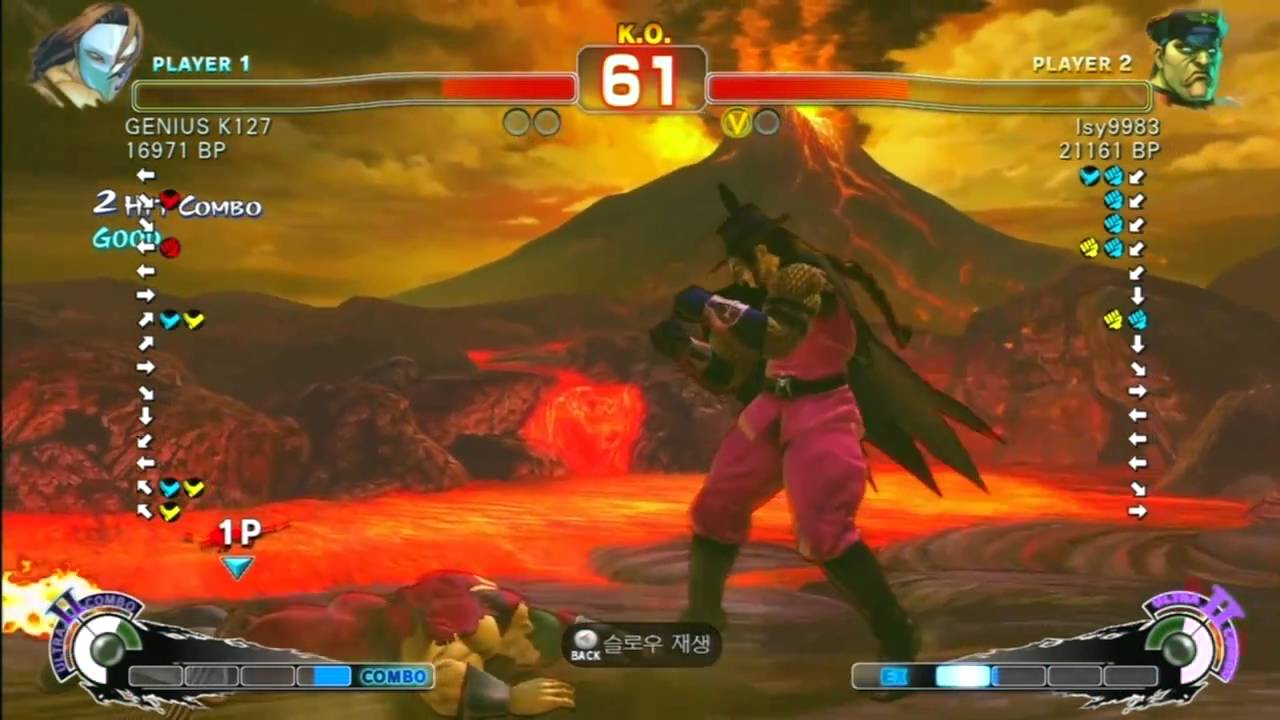 SSF4 Rank Match  GENIUS K127 (CW)  vs  lsy9983 (DI)