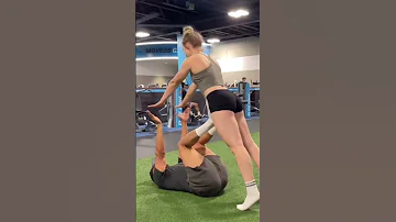 Beginners Acro Yoga Throne Pose 