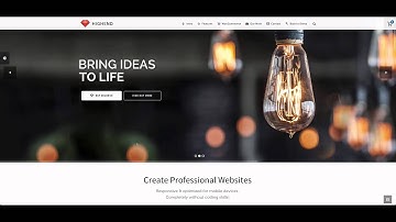 Highend WordPress Theme - Short Theme Preview