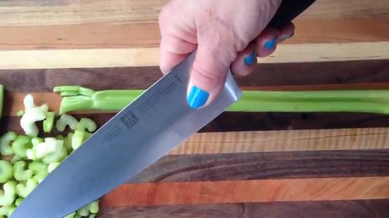 Knife Skills: How To Hold a Chef's Knife - YouTube
