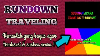 Contoh Susunan Acara terbaru Rundown hits kegiatan Piknik Bandung