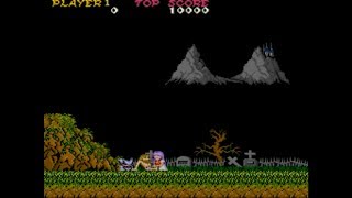 [고전] 마계촌 2회차 노다이 원코인 진엔딩 MAME Ghosts'n Goblins 2 Loop No Death 1Coin Clear