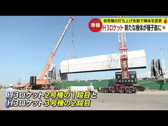 『親龍の国/迷子操作記録』3種 H3ロケット 2号機の機体が種子島に到着 2023年度中の打ち上げ