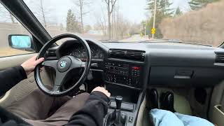 1984 BMW 325E Driving Video 1