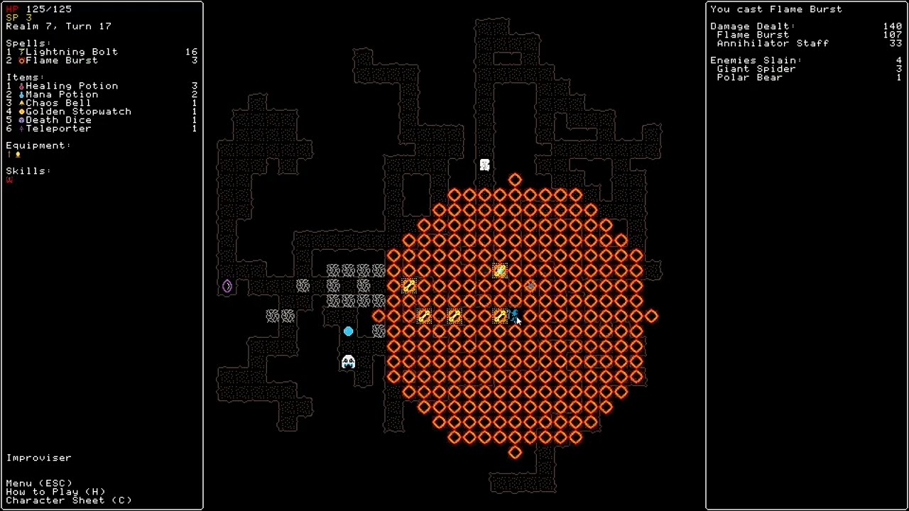 Rift Wizard 2: Improvisor run 17-22.