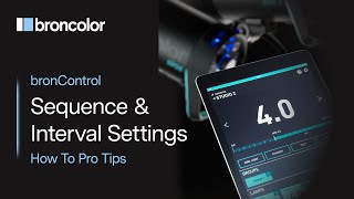 Sequence & Interval Settings in the bronControl App | broncolor How To - Pro Tips screenshot 2